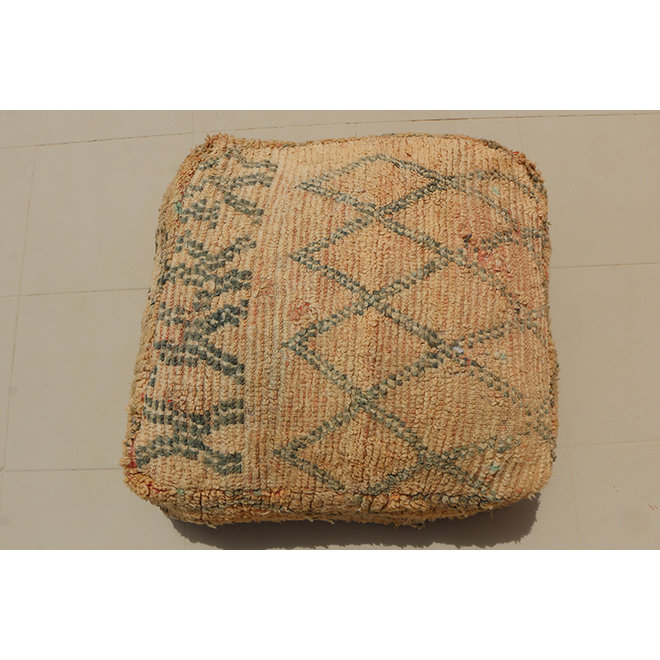 Moroccan pouf 'Peach'