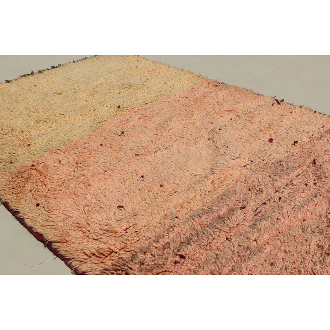 Berber rug soft pink taupe  277 x 109 cm