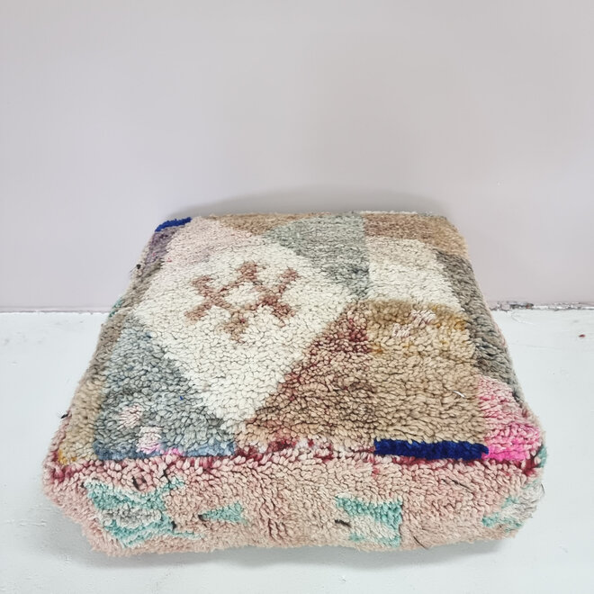 Moroccan floor cushion 'Quiet Fields'