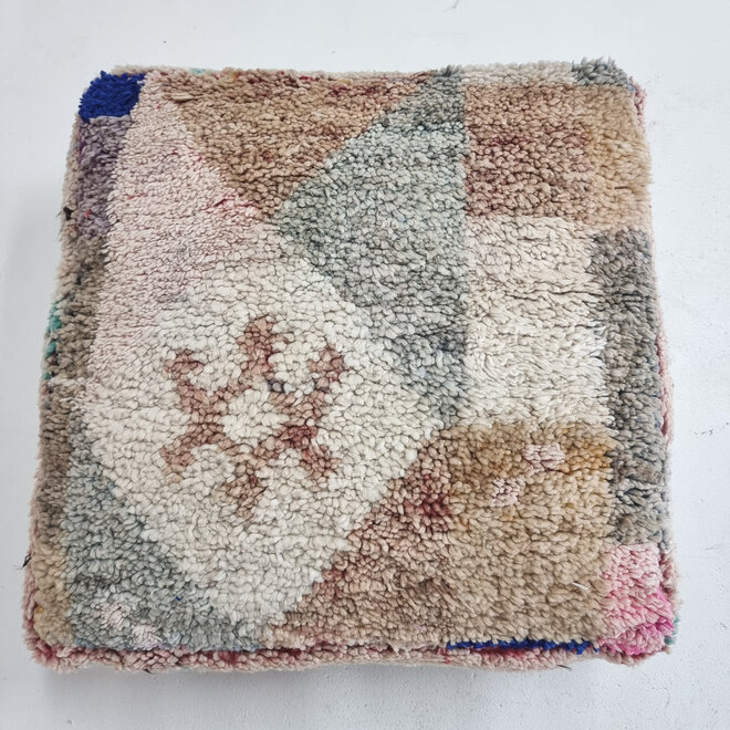 Moroccan floor cushion 'Quiet Fields'