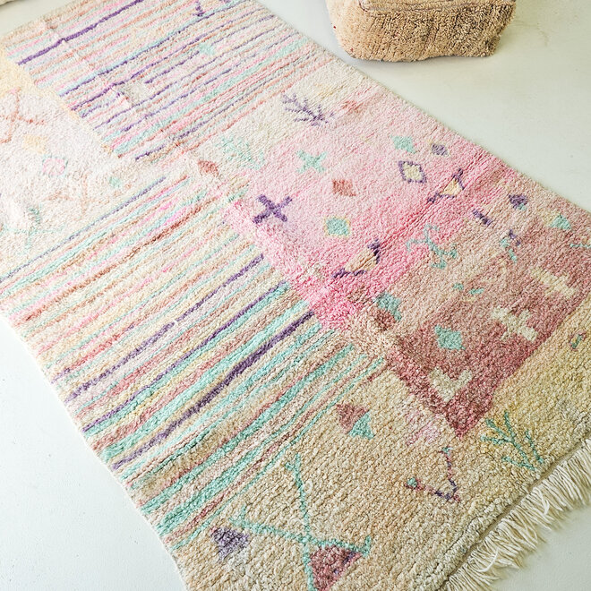 Berber rug azilal 'Play Garden' 250 x 150 cm