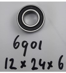 BE-6901-2RS lager, 12x24x6