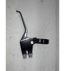 RGR200: Remgreep voor dubbele kabel rechts, zwart zilver