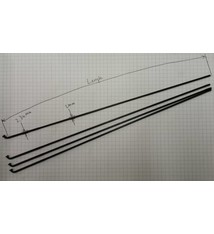 Spaak rvs zwart Strong 2,34/2 x 278