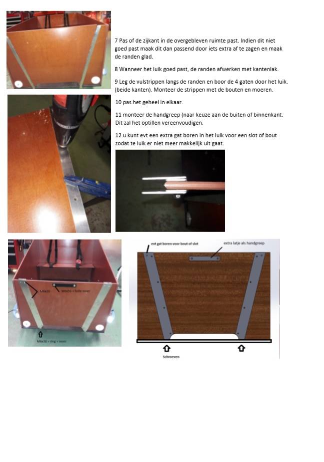 1,5mm en 1mm Luik voor Trike Bakfiets.nl
