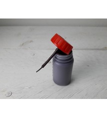 BF lak zwart; Kantenlak voor zijkant van houtwerk Bakfiets Zwart