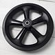 JP0030 Los wiel 5spaaks 12,5 inch Nylon op kogellagers