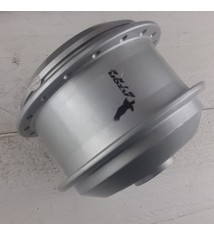 TX-MOT HULS 24 Links; Naafhuls TX motor met deksel zilver. Kabel links.