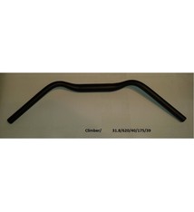 STB318ZW39; Stuurbocht zwart 31,8 ; 620 mm breed ; 40 mm hoog ; 39 graden