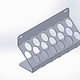 1,5mm GER148 houder voor 18 lakstiften 25 mm