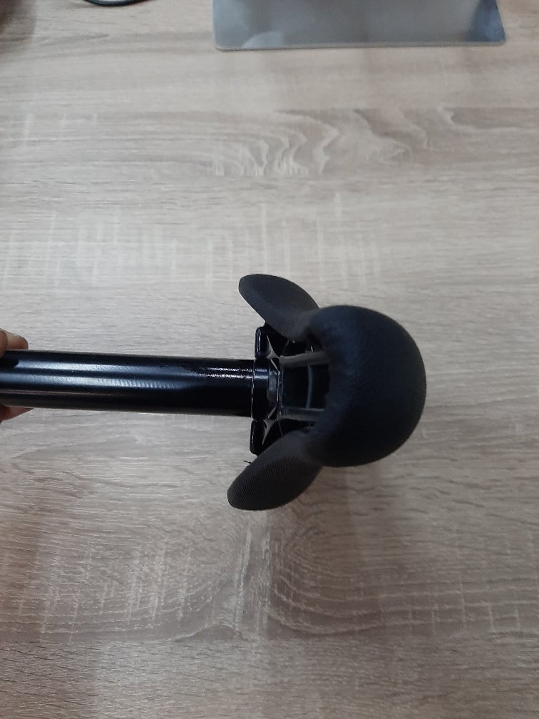 2x22 - 22; Kinderzadel met vaste pen 22mm