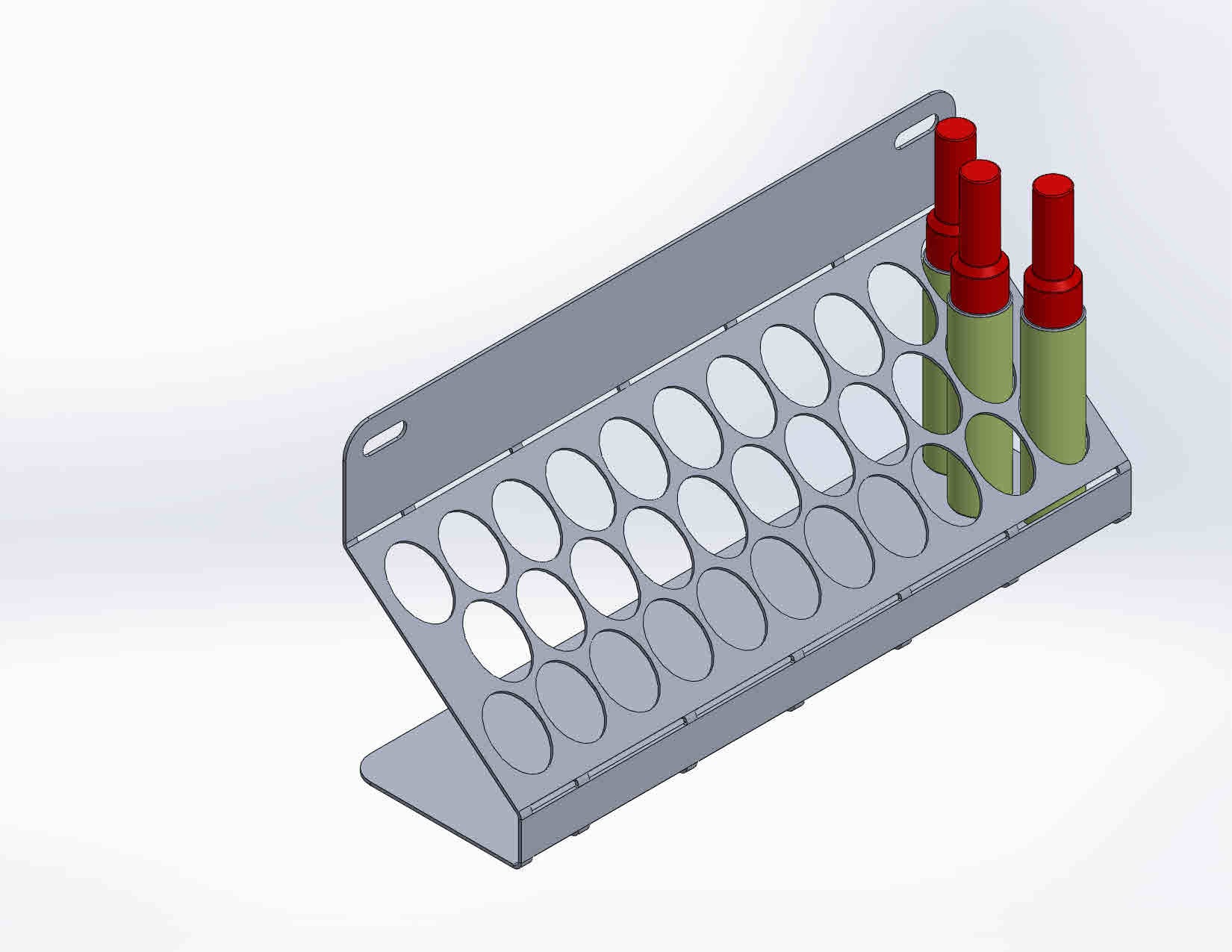 1,5mm GER142 houder voor 32 lakstiften van 20 mm