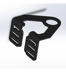 JP1116 Mandbeugel kort31,8 mm, (1 1/4inch)