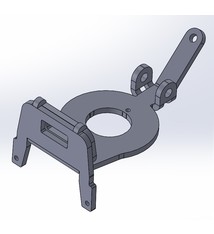 4mm JP1077 Beugel 1 1/2 stuurpen voor Thule / Yepp nexxt mini en scherm - Cannondale