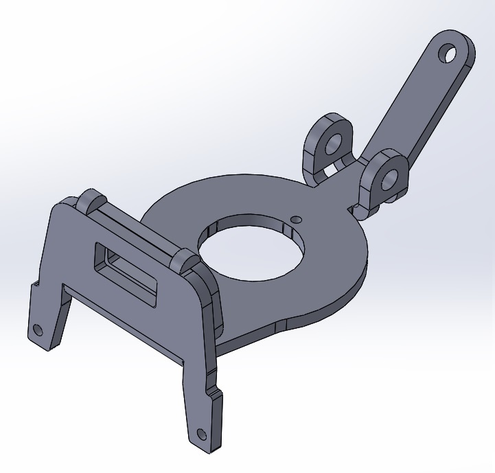4mm JP1077 Beugel 1 1/2 stuurpen voor Thule / Yepp nexxt mini en scherm - Cannondale