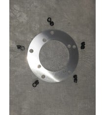 jp tandwielring RVS van 104BCD naar 130BCD