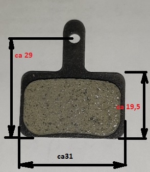 Remblokken schijfrem B01S