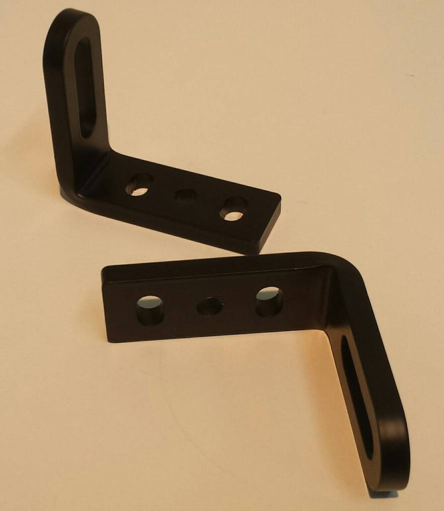 6mm JP0020 Haakse wielbeugels voor zijwielen