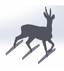Tuin Ornament, ree mannetje
