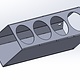 1,5mm GER304 Spuitbushouder 4 bussen 70 mm  muurmontage