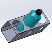 1,5mm GER304 Spuitbushouder 4 bussen 70 mm  muurmontage