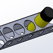 1,5mm GER304 Spuitbushouder 4 bussen 70 mm  muurmontage
