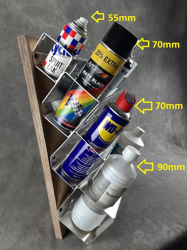 1,5mm GER316 spuitbus toren 4 delig