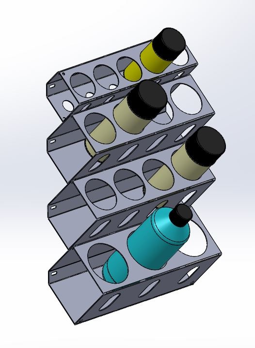 1,5mm GER316 spuitbus toren 4 delig