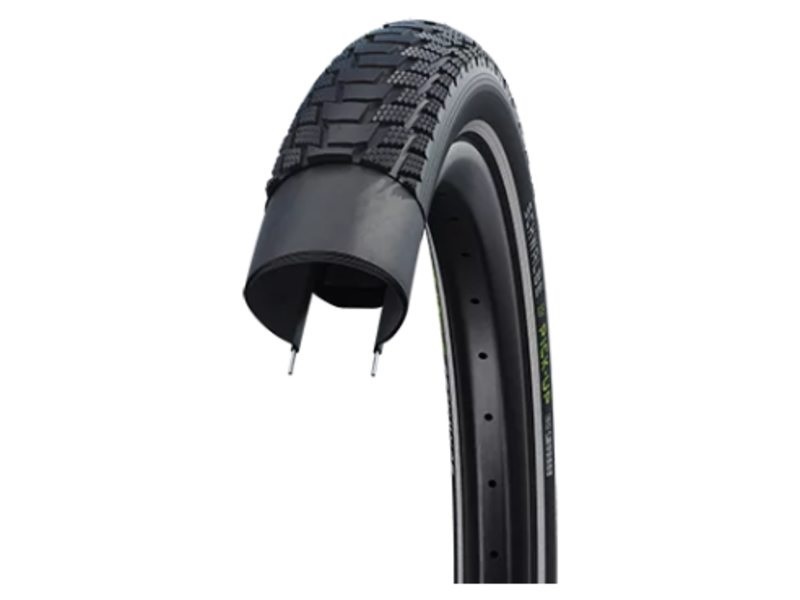 BAN S PU+ 47-507 zw; Buitenband Schwalbe PICK-UP  zwart 24inch47mm breed