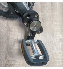 CRA Ex-Rechts zwart; Crankverkorter met scharnier zwart