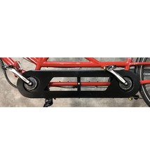 1,5mm KKS692 Kettingkast Tandem Alu zwart links inkl beugels