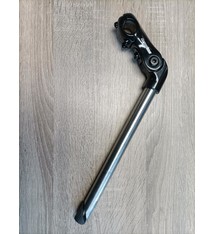 Stuurpen verstelbaar 25,4 mm 30cm lang, 110mm extensie, Kobra zwart