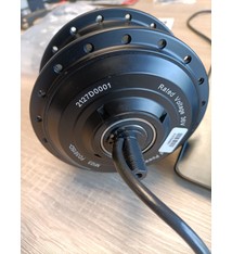 DP-FM-M123FD36-15D: Voornaaf DAPU motor M123FD, 36volt kabel 9 polig, kabel rechts