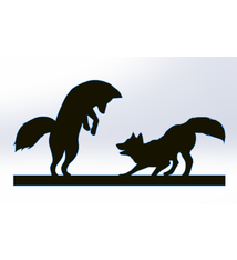 Tuin Ornament, vossen