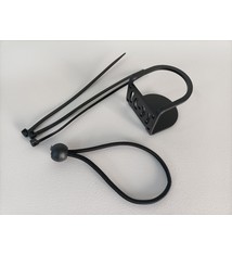 3mm JP0080; Stokhouder set, beugel aan de voorvork met elastiek