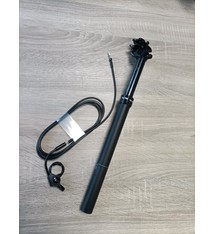 ZDP-KS ETEN R272; Verstelbare zadelpen met afstandbediening op stuur 27,2 zwart