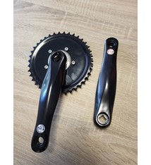 CRA-FF38 2blad; Crankset Freewheel 2 delig dubbelblad