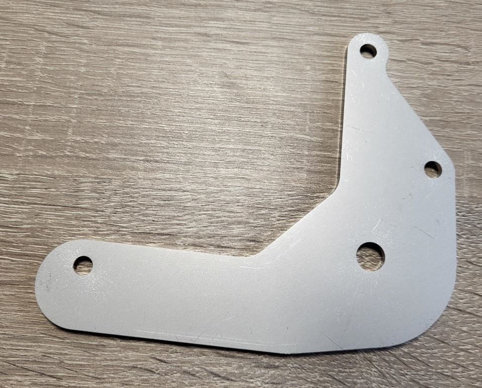 5mm JP520; Schijfrem montage plaat achterwiel