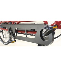 KKS-ST-FF; Kettingkast Staerk Tandem Alu zwart rechts voor dubbel vrijloop inkl beugels