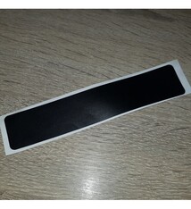 INS15x3; Instap beschermstrip 15x3cm zwart