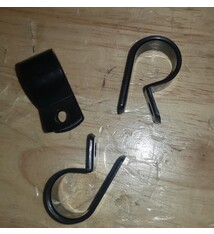 KAB013; Kabelgeleider P clip 13mm, zwart (per 10 stuks)