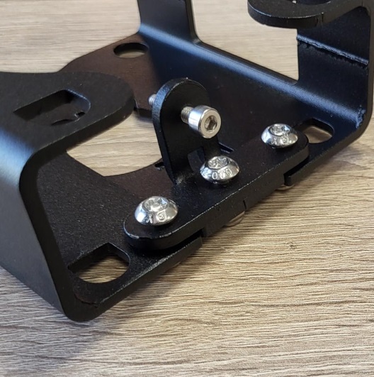 3mm JP1004; Montage set voor AHS beugel met kabels door de voorvork
