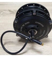 DP-FM-M135FR RB 3616D; Voornaaf DAPU motor M135FR RB 3616D, voor rollerbrake 36volt kabel 9 polig, kabel rechts