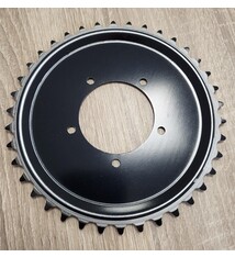 CRA-FF38-TW; los tandwiel 38tands met 5 gaten voor montage op freewheelcrankstel