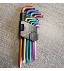 GER9TX: Torx set 9 stuks, T10-T50 kleur