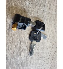 SLO10/11; Slotje met 2 sleutels 10mm pin, 11 mm lengte