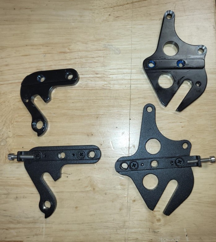 6mm + 3mm FRA-JP0580: Dropout voor Rohloff en derailleur +10mm