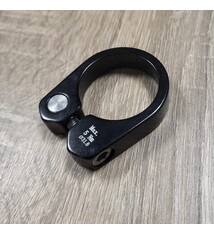 ZDK318-zw-imb; Zadelpenklem 31,8mm zwart met imbus