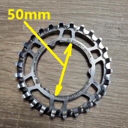 TW-CDX-26T SA; CDX achtertandwiel Gates 26T STURMEY ARCHER.