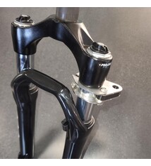 KLM30rvs; Voorvork klem 30mm voor stuurinrichting bakfiets